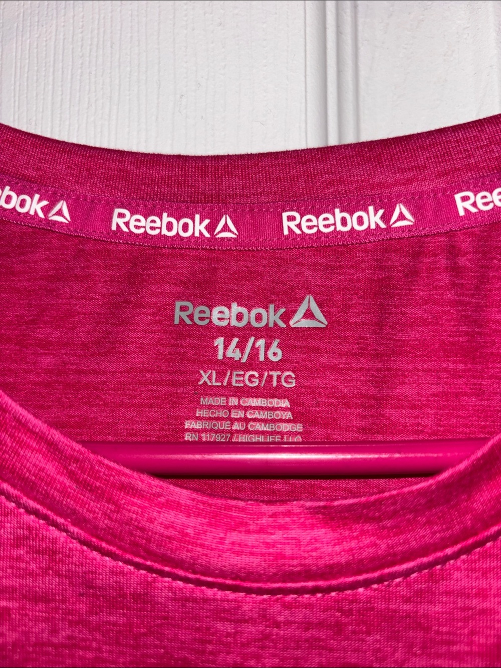 Reebok Long Sleeve Performance Top - Raspberry - Picture 3 of 3